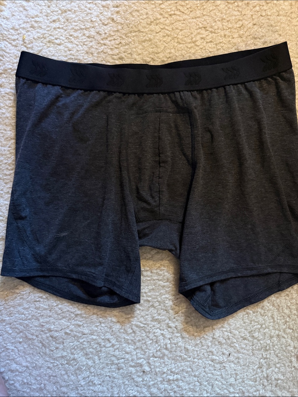 all in motion Men's Boxer Briefs - Charcoal Gray